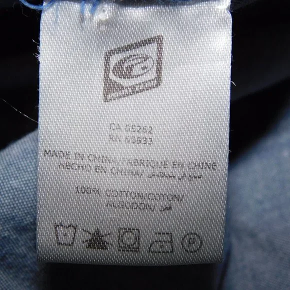 Point Zero Black Label Mens L Blue Polka Dot Short Sleeve Button Front Shirt - Picture 4 of 10